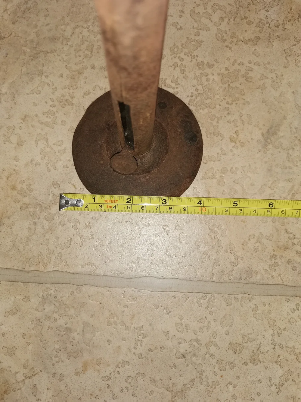 Antique Primitive Hog Sctaper Style Push-Up Candlestick Holder 7